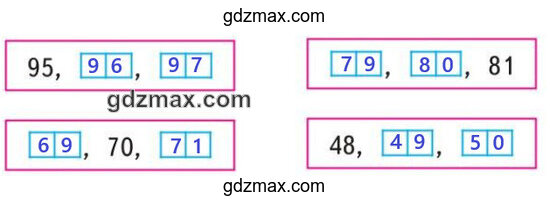 Решение - В каждой рамке запиши числа