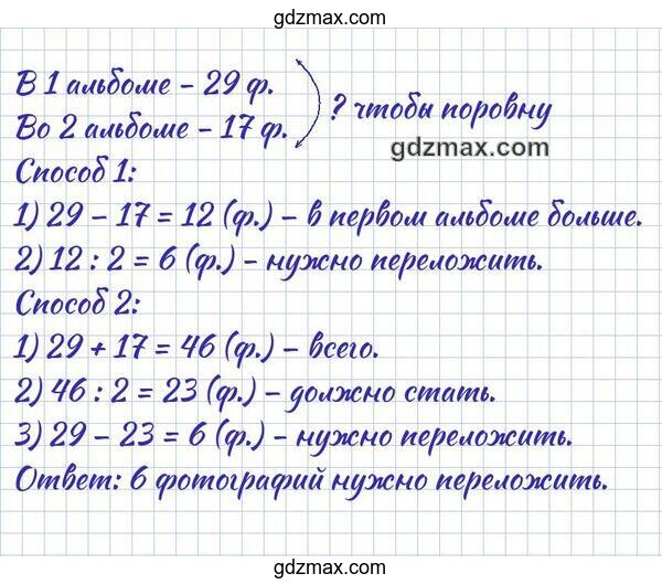 Решение - В одном альбоме 29